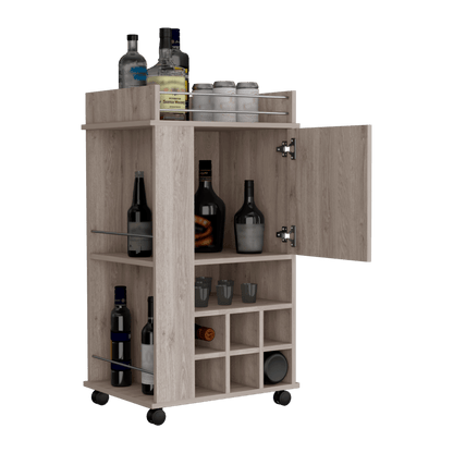 Bar Finland, Humo, con amplios espacios para ubicar y botellas ZF - VIRTUAL MUEBLES