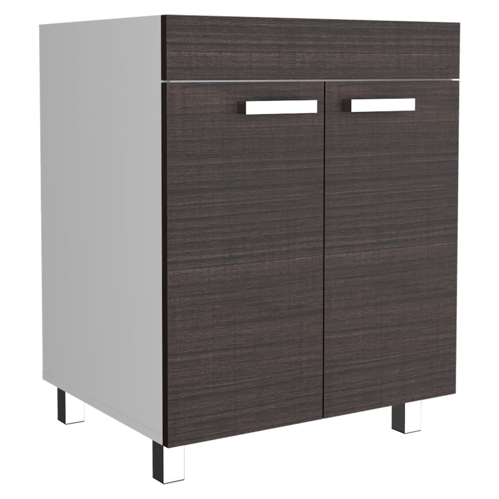 Mueble Lavadero color Blanco y Gris para Cocina.