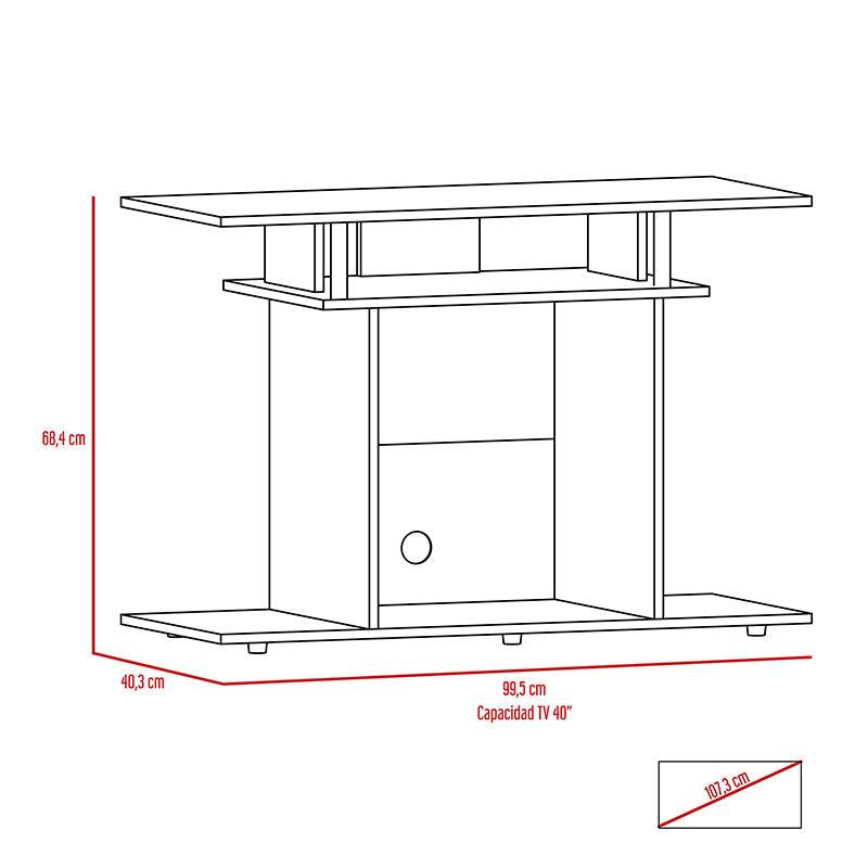 Combo para Habitación Kansas, incluye Closet y Mesa para TV.