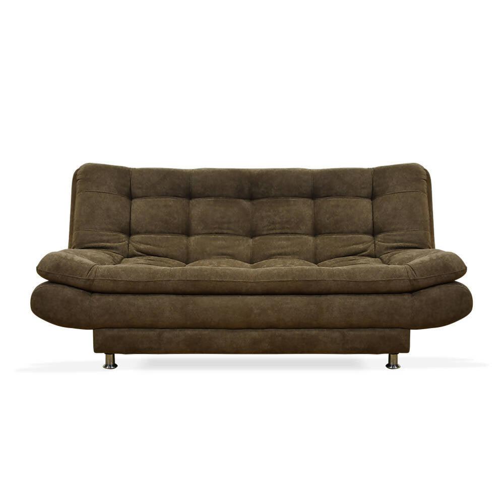 Sofá cama Damasco café Lino - VIRTUAL MUEBLES
