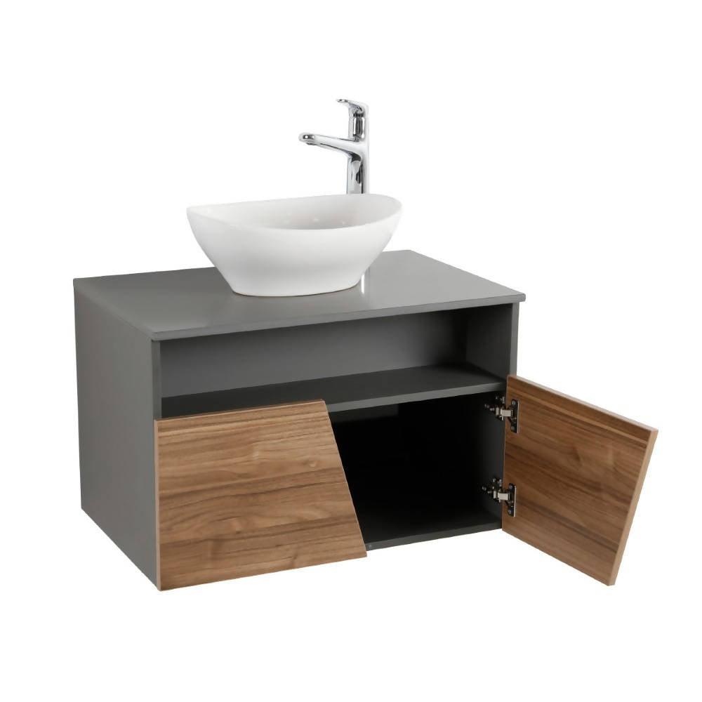 Mueble Corona Plus Vessel 70 Cm Con Lavamanos Derecho - VIRTUAL MUEBLES