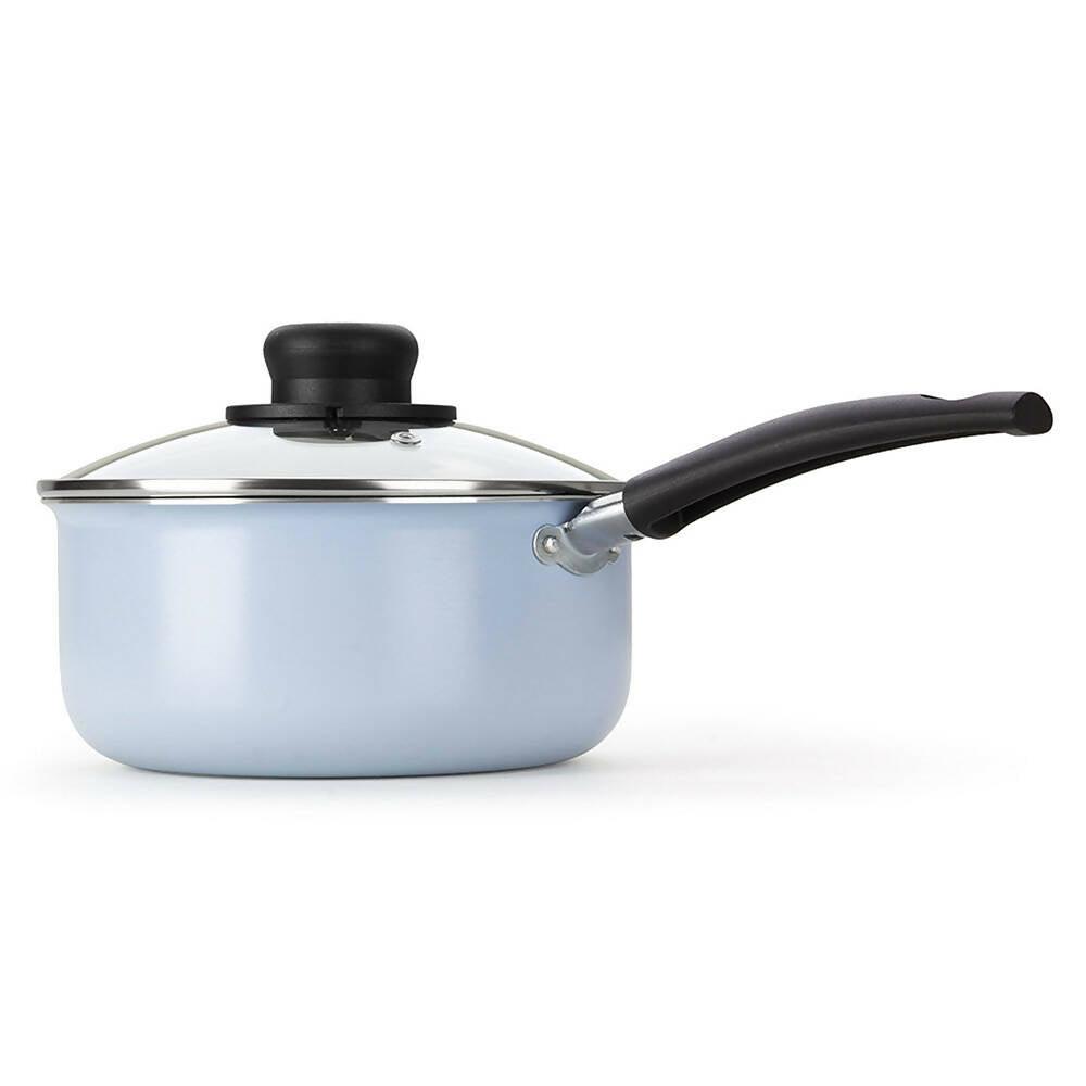 Olla con Tapa Blue 18 cm Azul Celeste - VIRTUAL MUEBLES