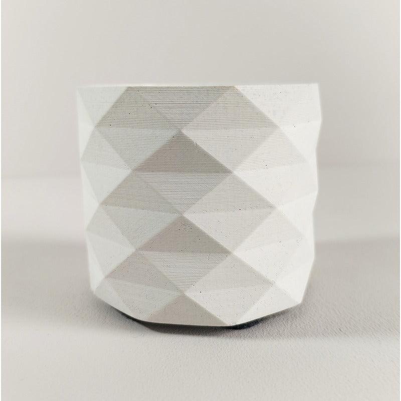Matera Lira de Cemento 6x6.5 cm Blanco - VIRTUAL MUEBLES