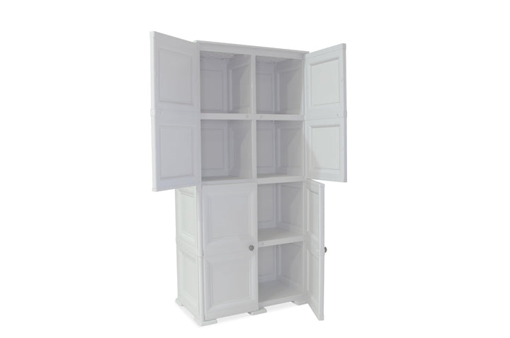 Mueble Organizador Elegance Liso Da Vinci, Blanco Perla, con