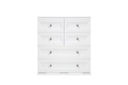 Mueble Organizador Elegance Dali color Blanco Perla para Habitación.