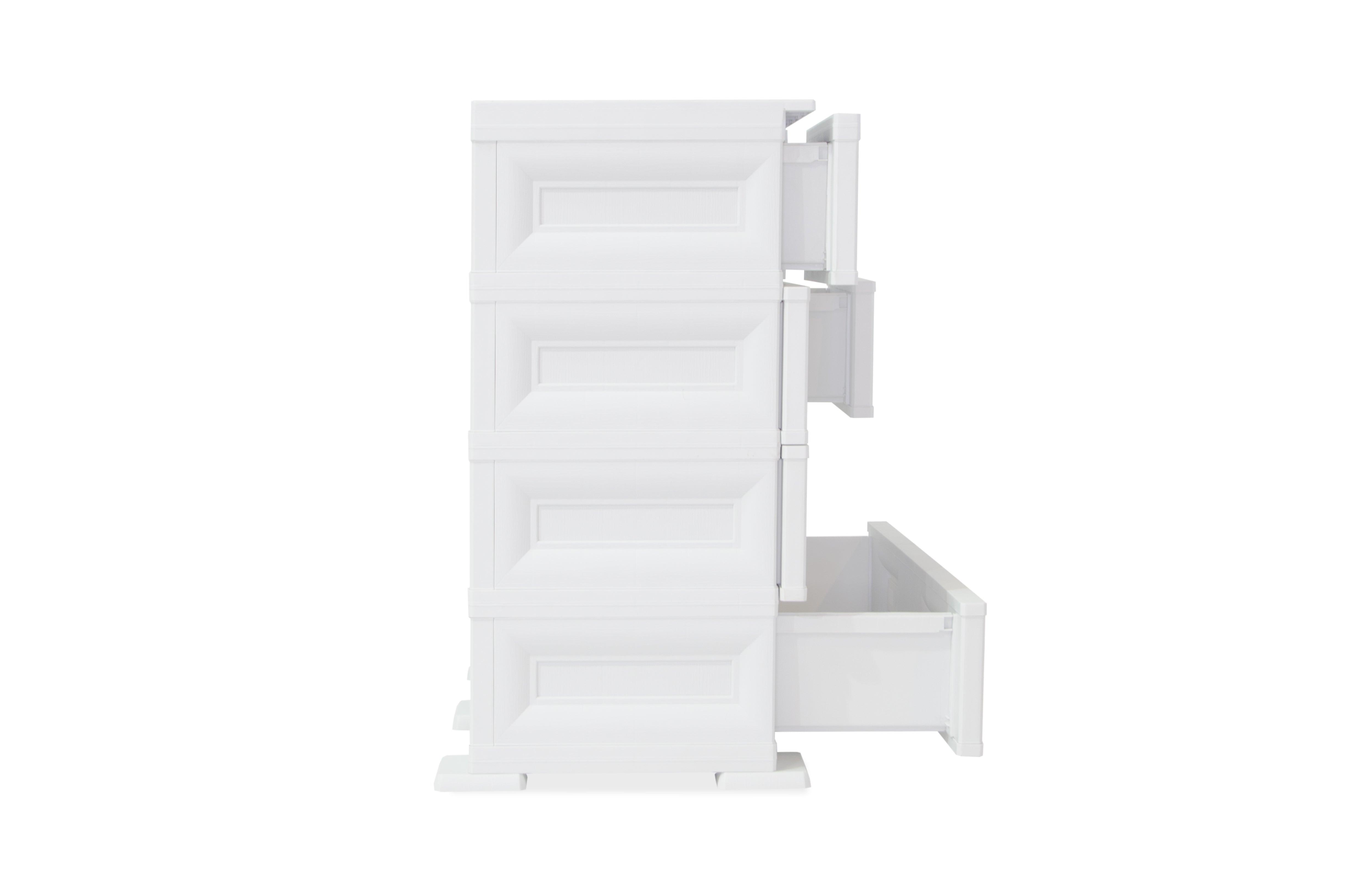 Mueble organizador 8 espacios horizontal / Blanco