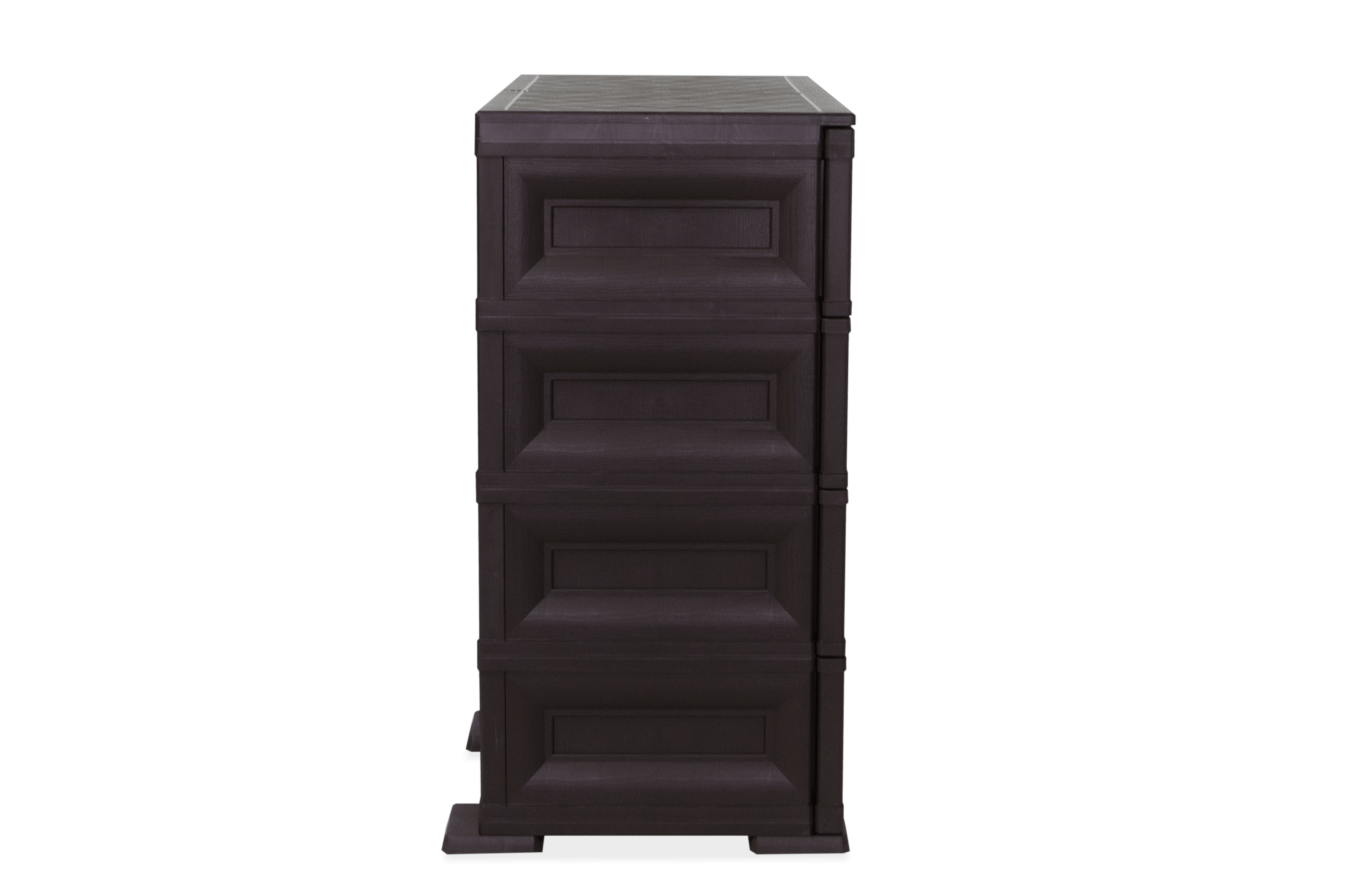 Mueble Organizador Elegance Dali color Wengue para Habitación.