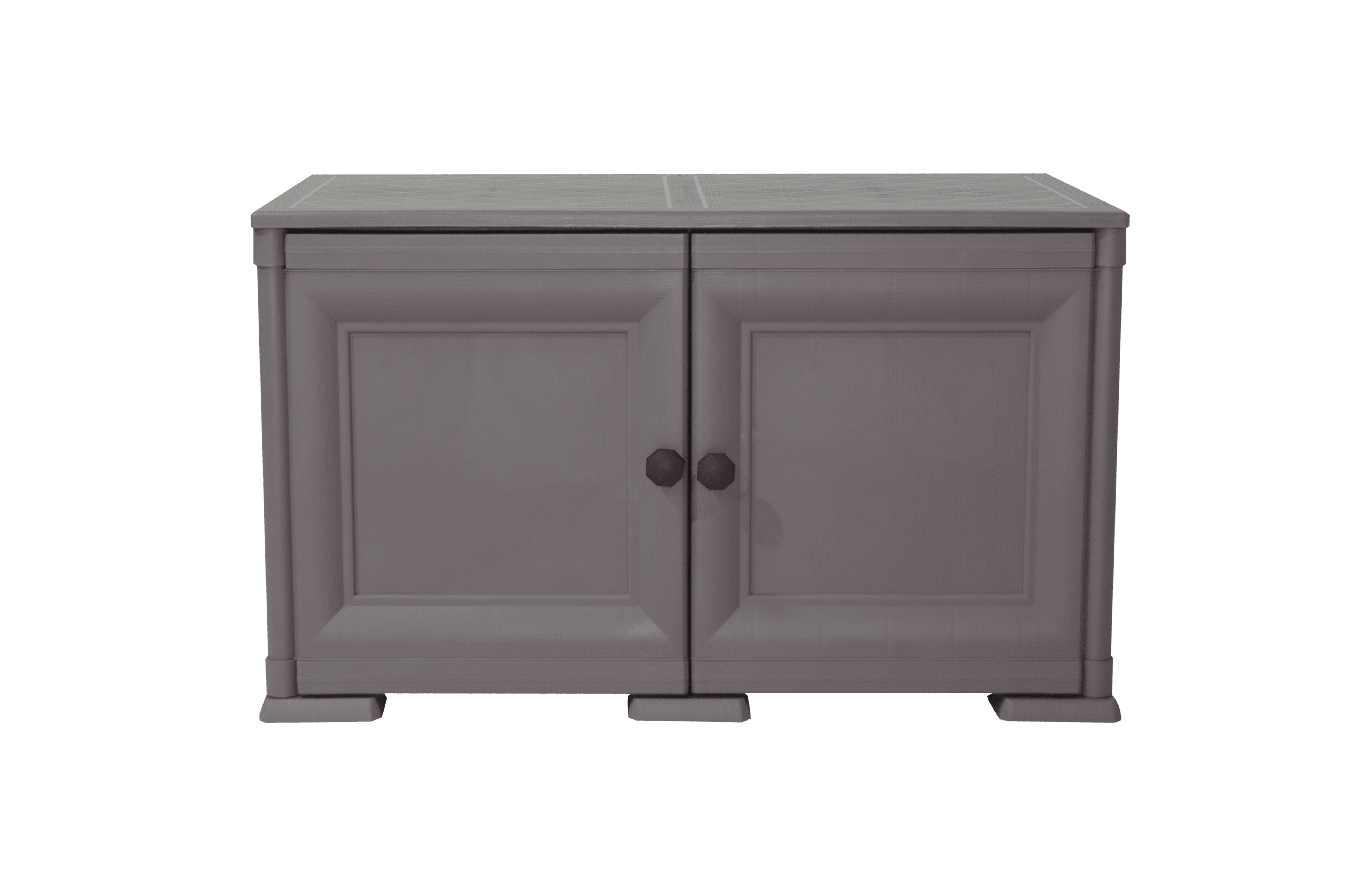 Mueble Organizador Elegance Liso Goya color Cocoa para Habitación.