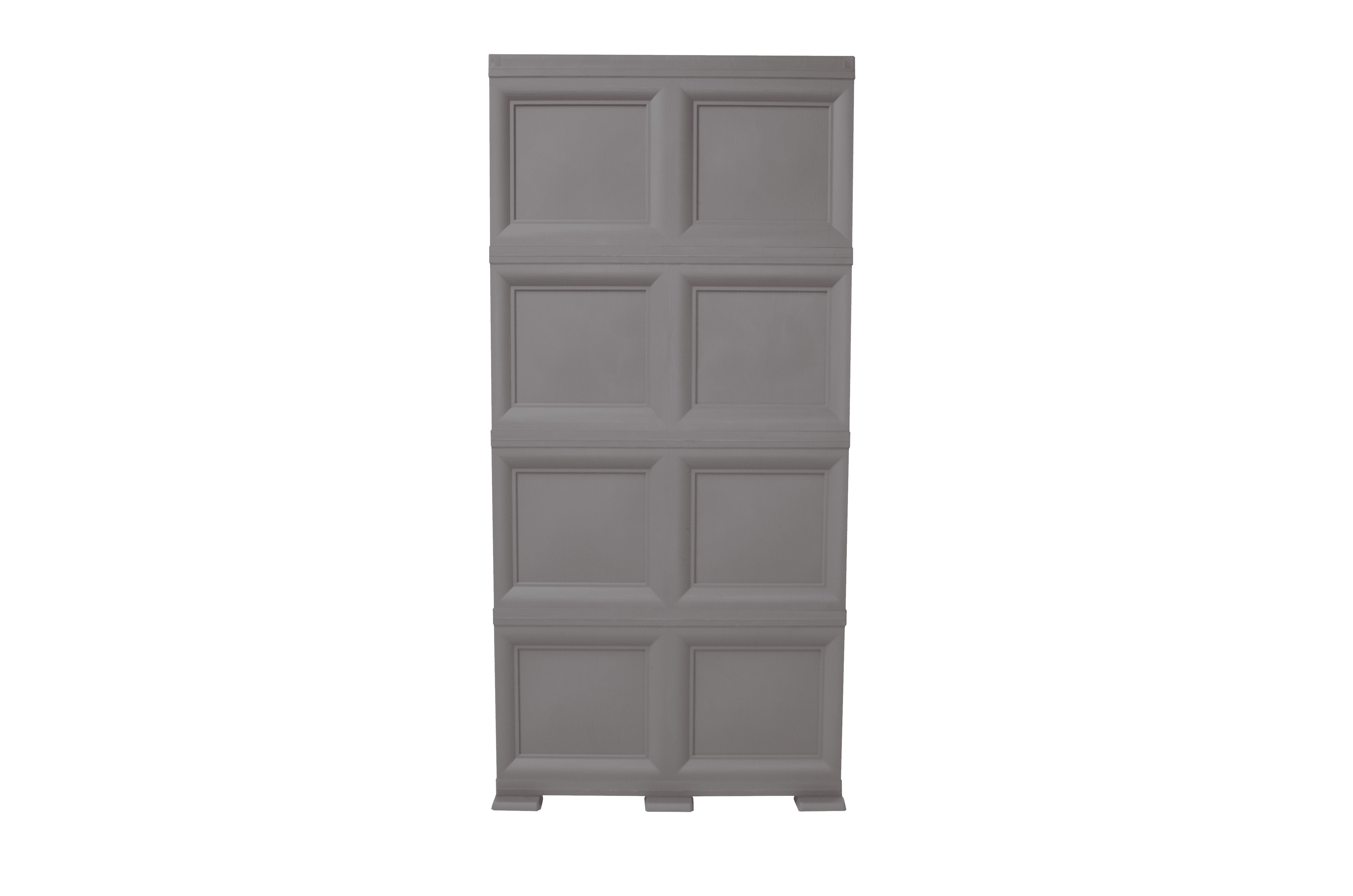Mueble Organizador Elegance Liso Monet color Cocoa para Habitación.