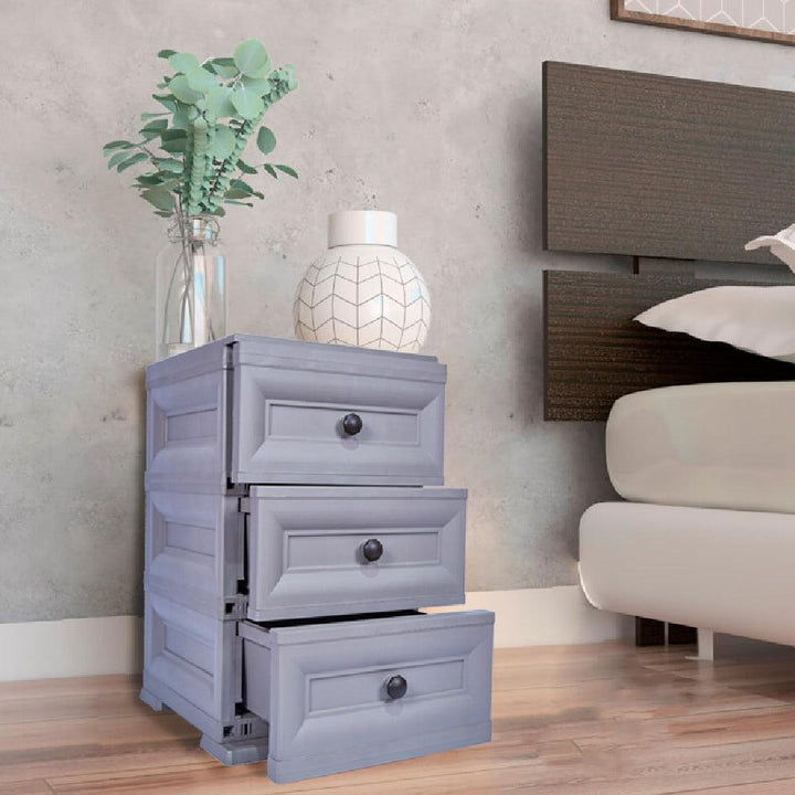 Mueble Organizador Elegance Matisse color Gris para Habitación.