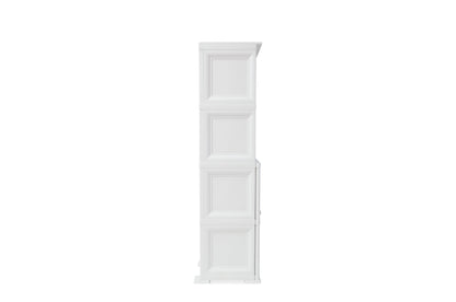 Mueble Organizador Elegance Liso Monet color Blanco Perla para Habitación.