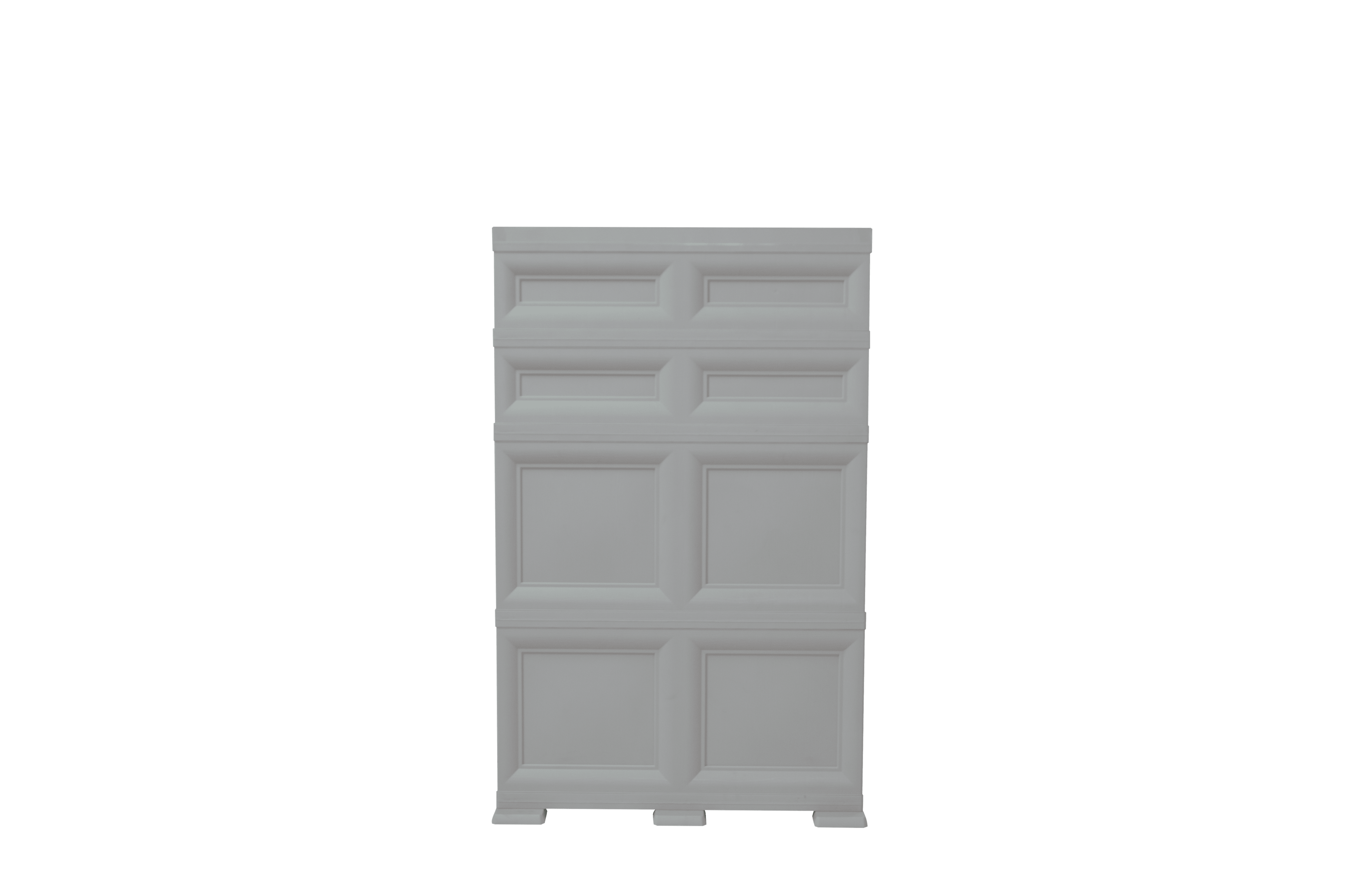 Mueble Organizador Elegance Picasso color Gris para Habitación.