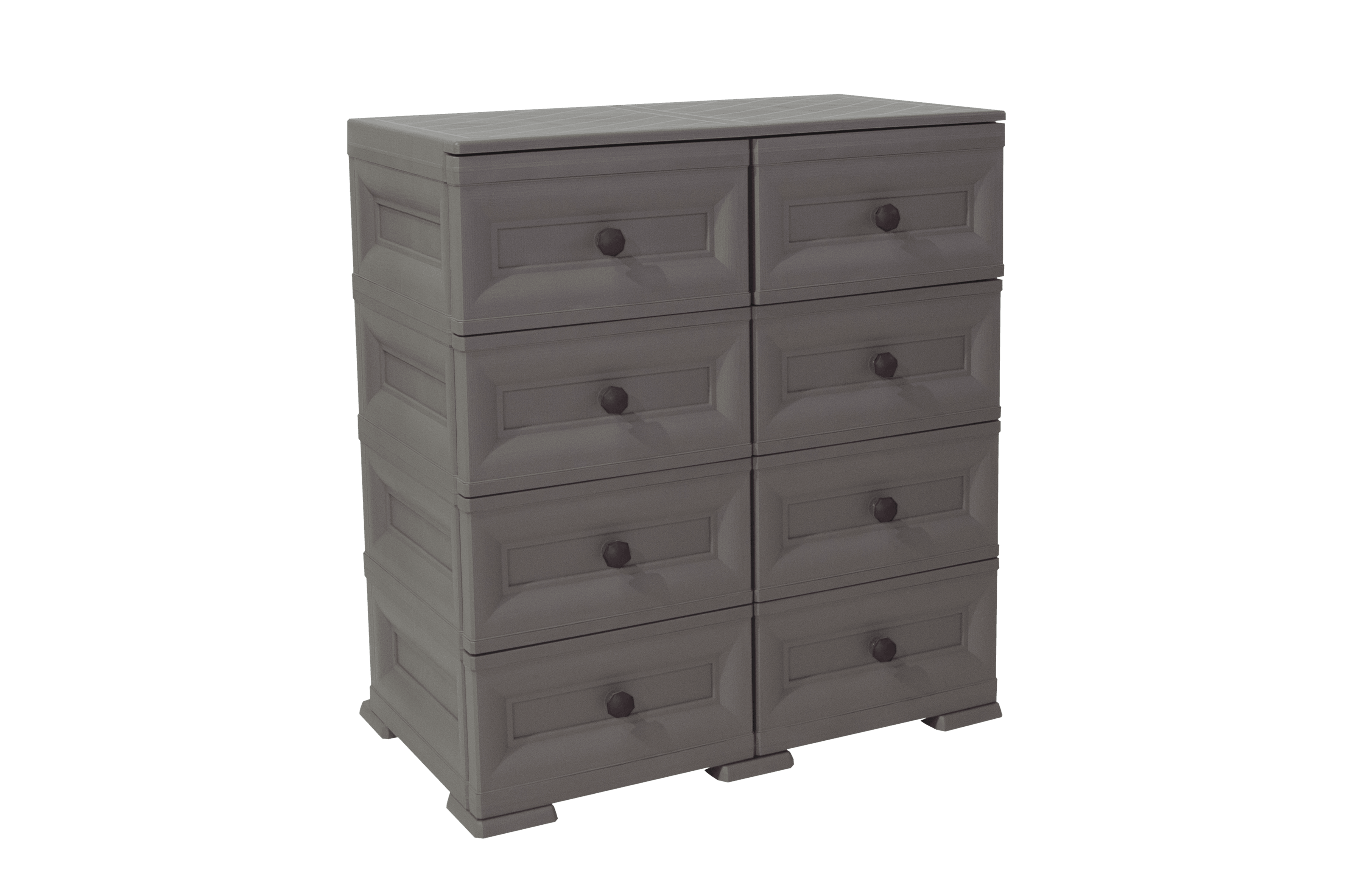 Mueble Organizador Elegance Van Gogh color Cocoa para Habitación.