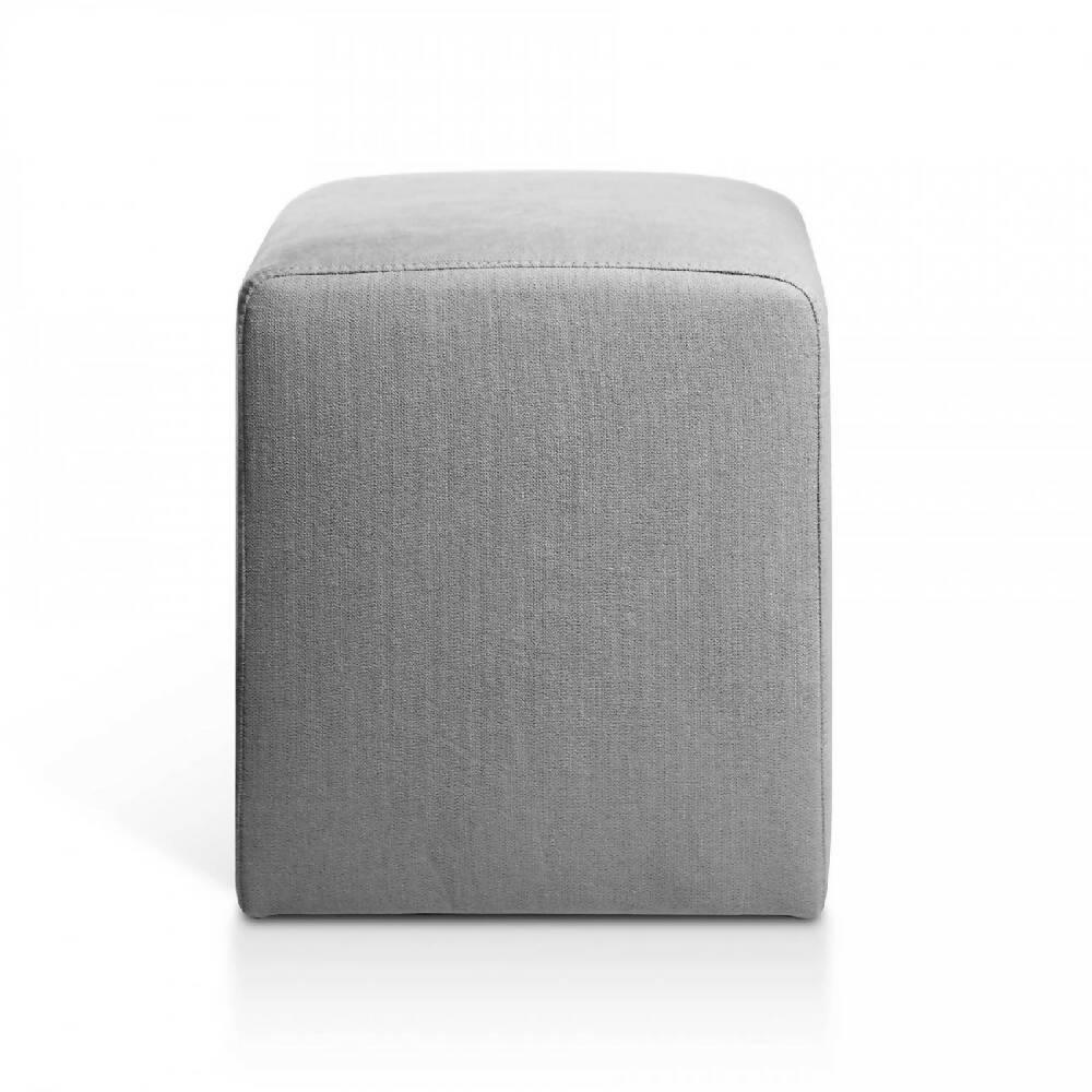 Puff Butaco Auxiliar Individual Gris - VIRTUAL MUEBLES