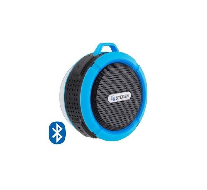 Parlante Speaker Bluetooth Para Baño Regadera Steren Boc864 Azul - VIRTUAL MUEBLES