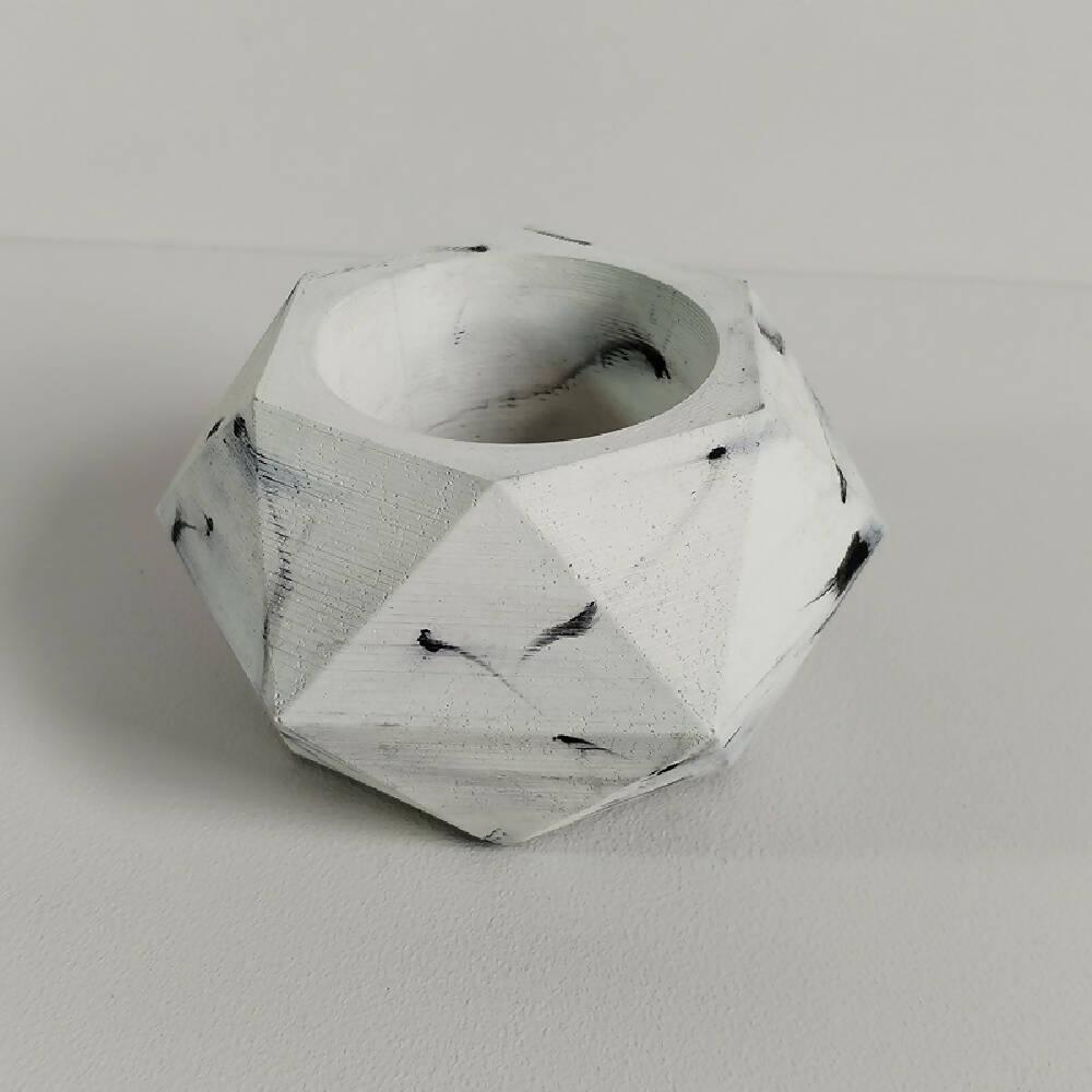Matera Adara Petty de Cemento 6.5x6.5 cm Marmól Negro - VIRTUAL MUEBLES