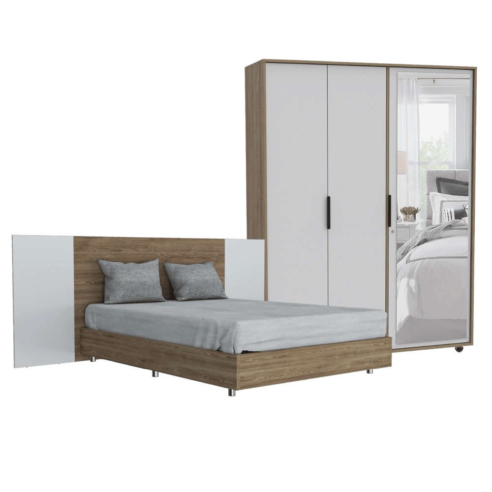 Combo para habitación Lisandro, incluye Cama y Closet.