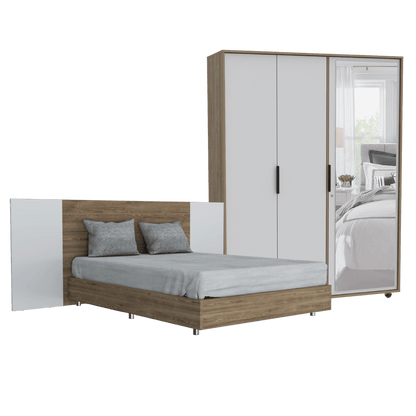 Combo para habitación Lisandro, incluye Cama y Closet.