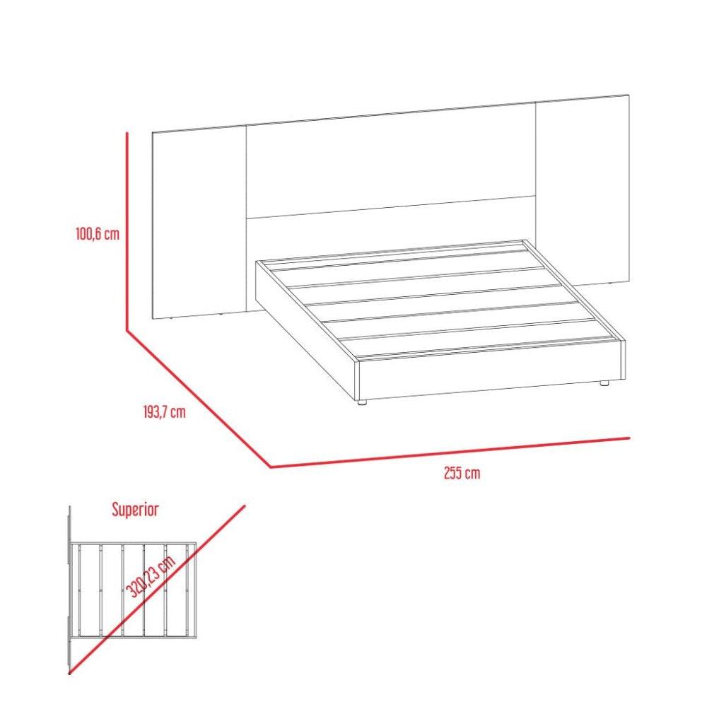 Combo para habitación Lisandro, incluye Cama y Closet.