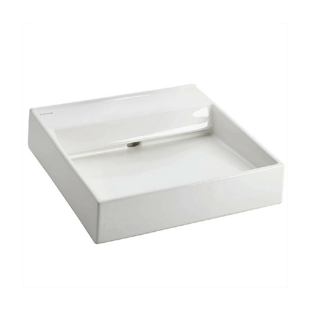Lavamanos Corona Fussion 45 Con Mesón Integrado Blanco - VIRTUAL MUEBLES