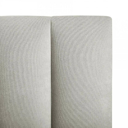 Cabecero Paneles Cama Sencilla Gris Plata - VIRTUAL MUEBLES