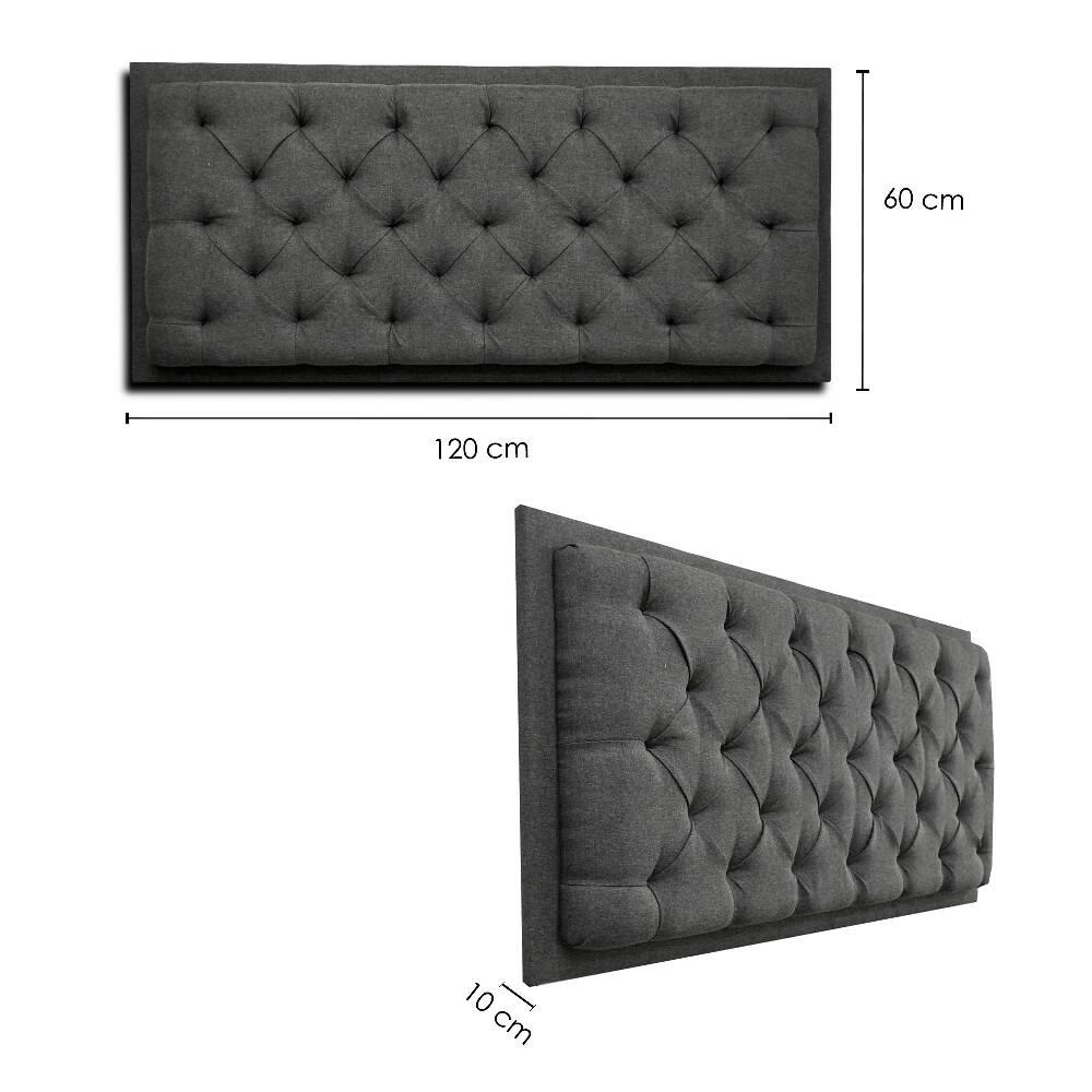 Cabecero Dreamer colgar gris 120 cm - VIRTUAL MUEBLES
