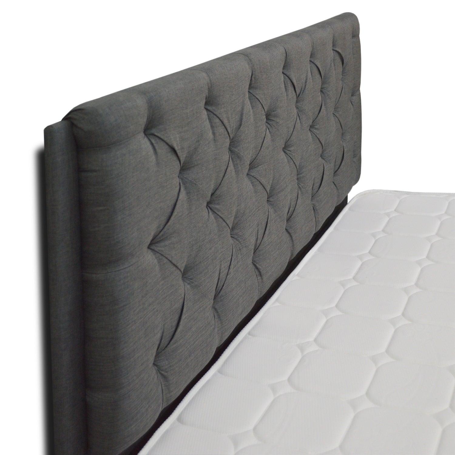 Cabecero Dreamer de piso gris 120 cm - VIRTUAL MUEBLES