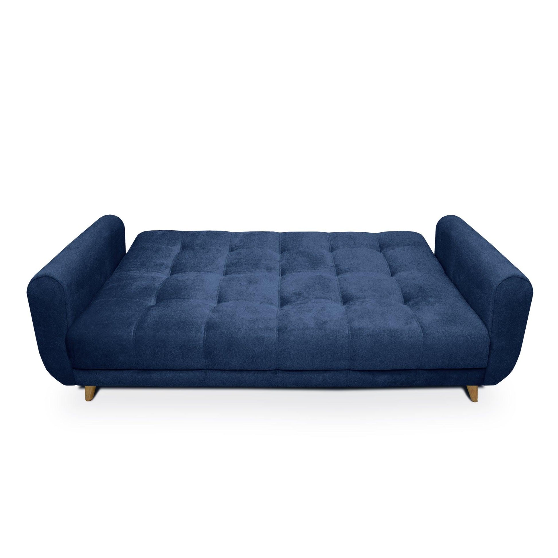 Sofacama Archer 3 Posiciones Tela Azul Navy - VIRTUAL MUEBLES