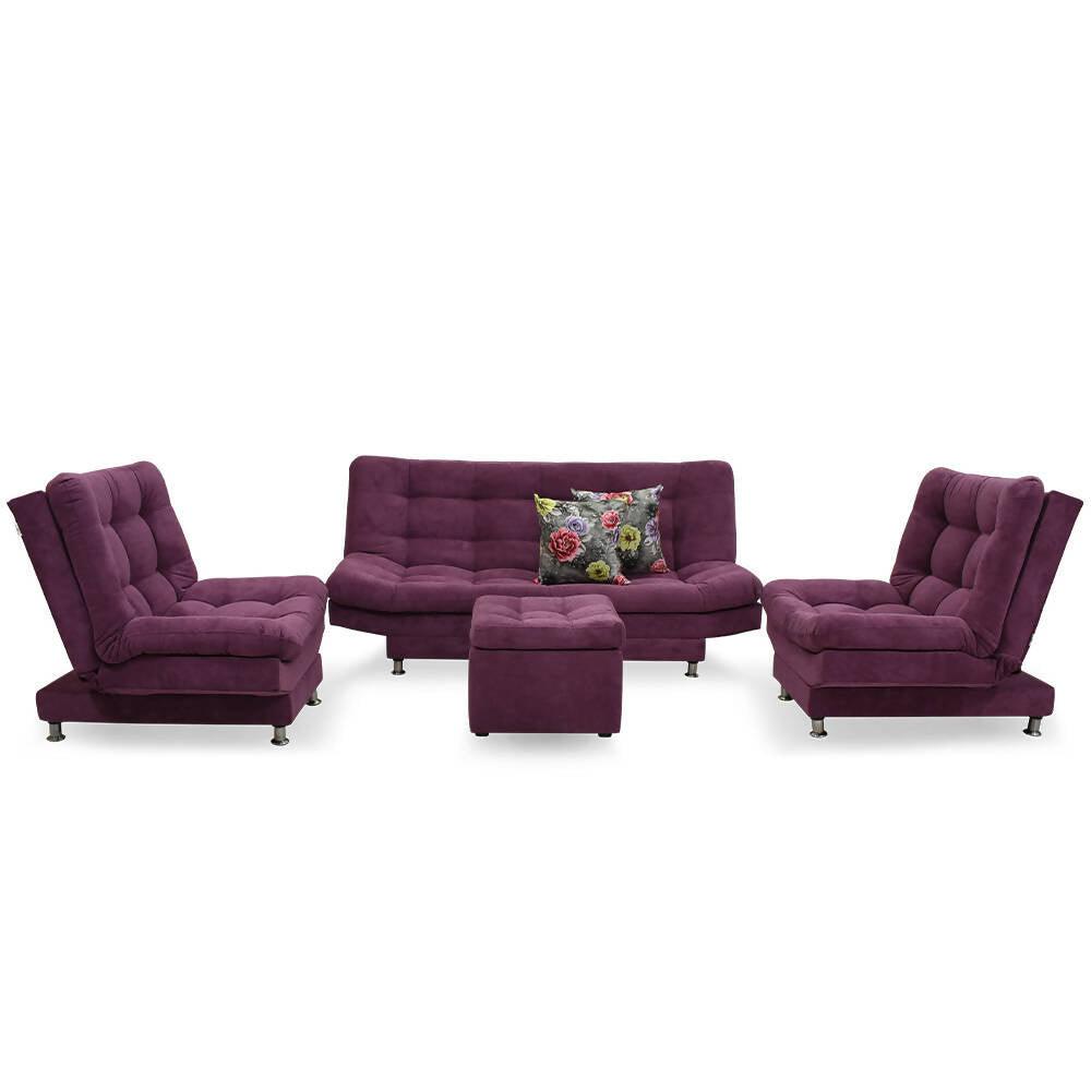 Sala Moltochic purpura poliéster - VIRTUAL MUEBLES