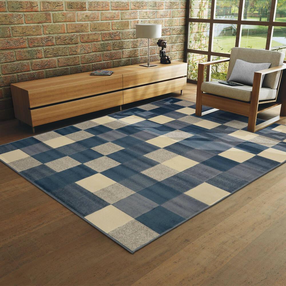 Alfombra Florida 1,50x2,00 Xadrez - VIRTUAL MUEBLES