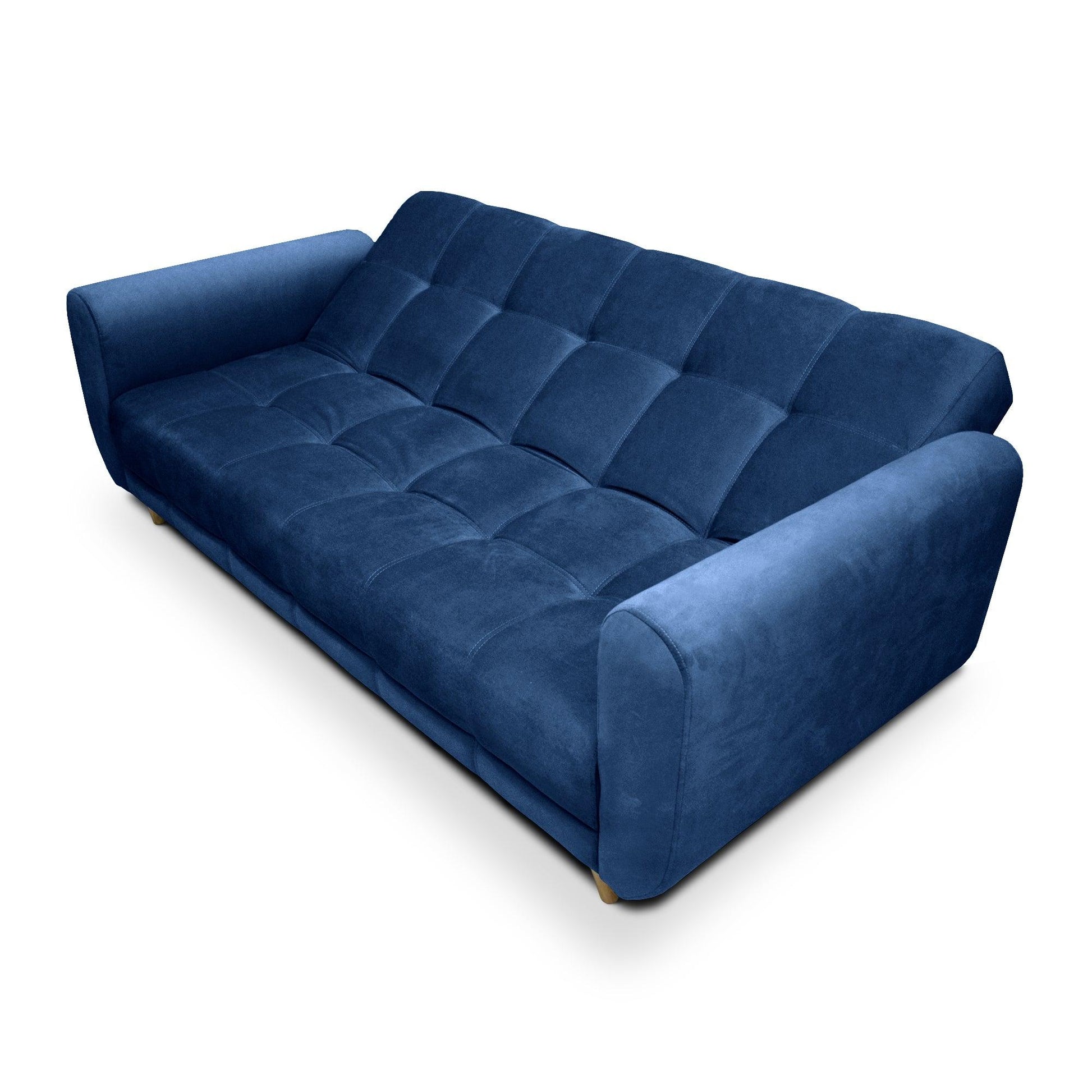 Sofacama Archer 3 Posiciones Tela Azul Navy - VIRTUAL MUEBLES