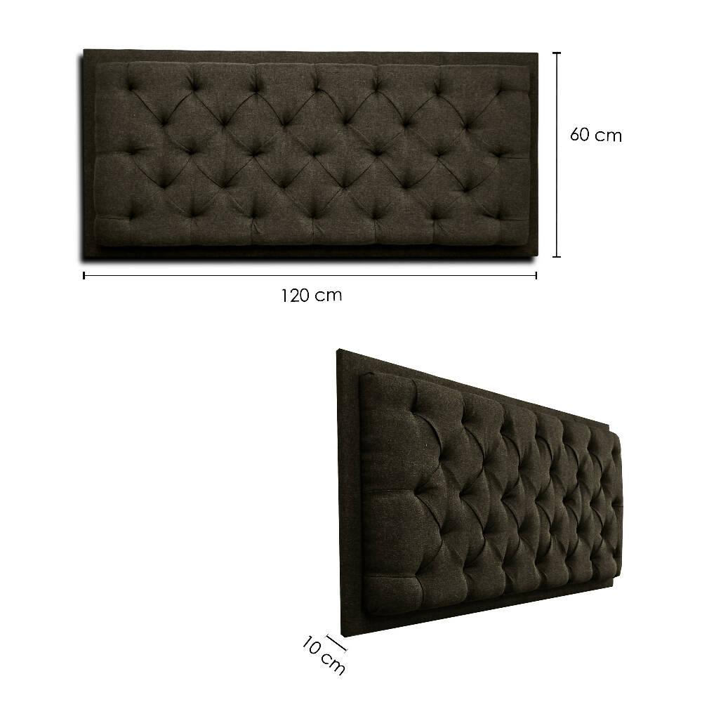 Cabecero Dreamer colgar cafe 120 cm - VIRTUAL MUEBLES