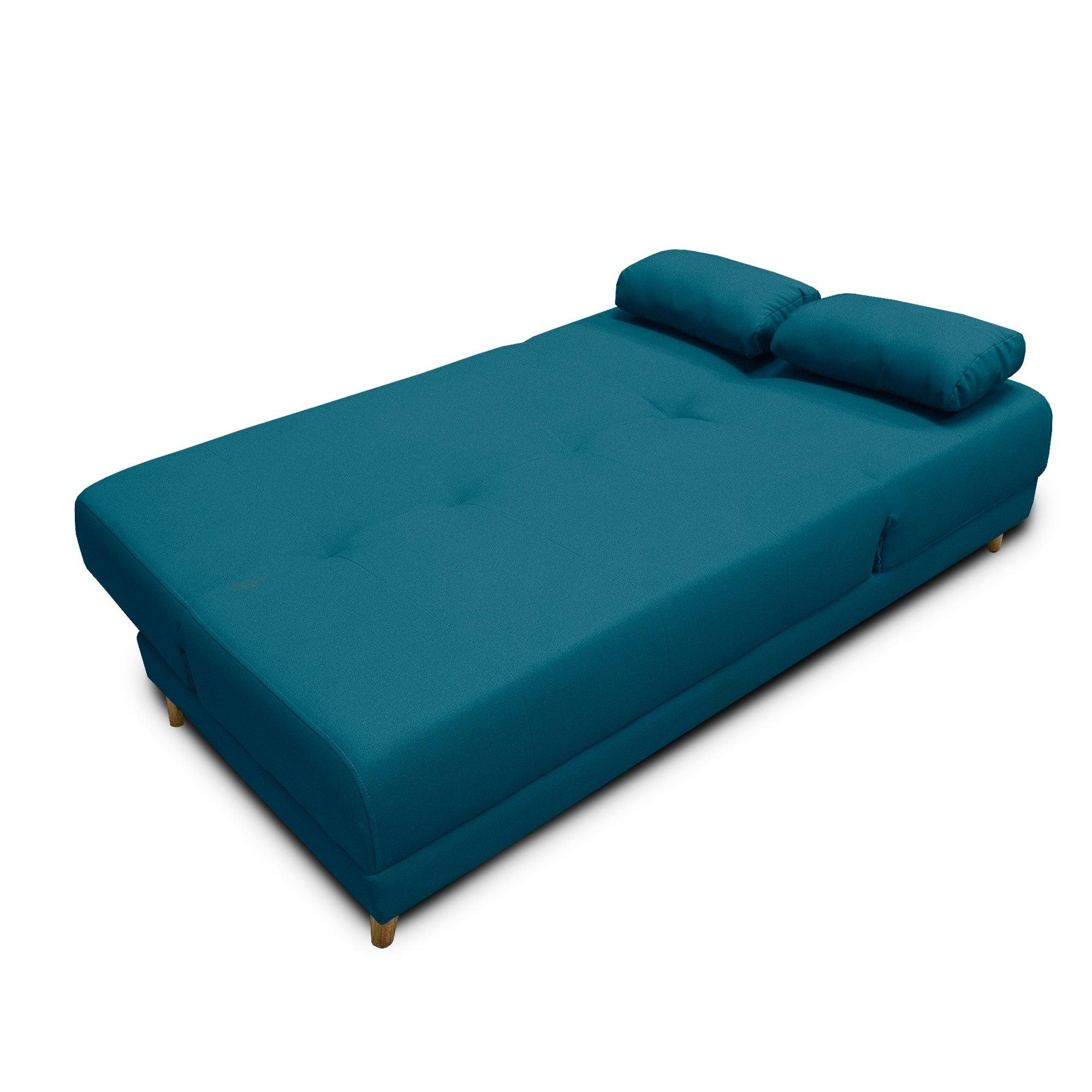 Sofacama Mariscal Anti Rasguño Turquesa - VIRTUAL MUEBLES
