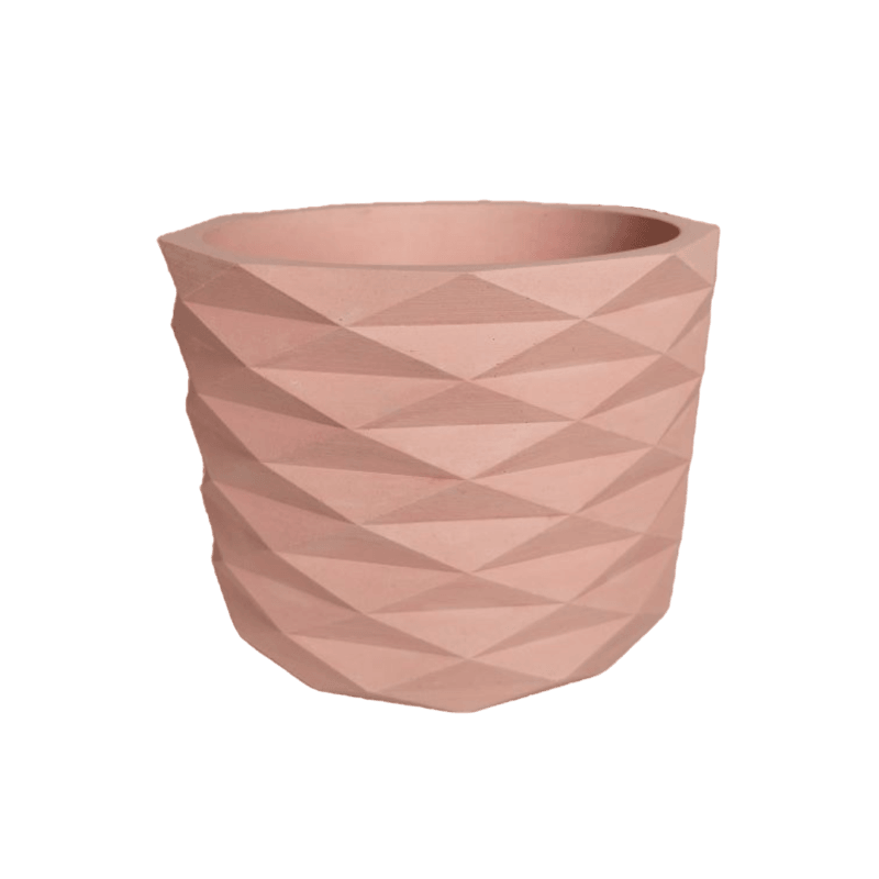 Matera Carlota Petty de Cemento 12.5x15 cm Palo de Rosa - VIRTUAL MUEBLES