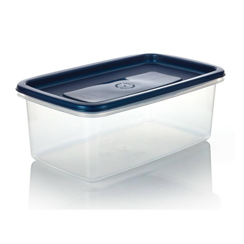 Recipiente Plus Rectangular 2L Azul Noche - VIRTUAL MUEBLES