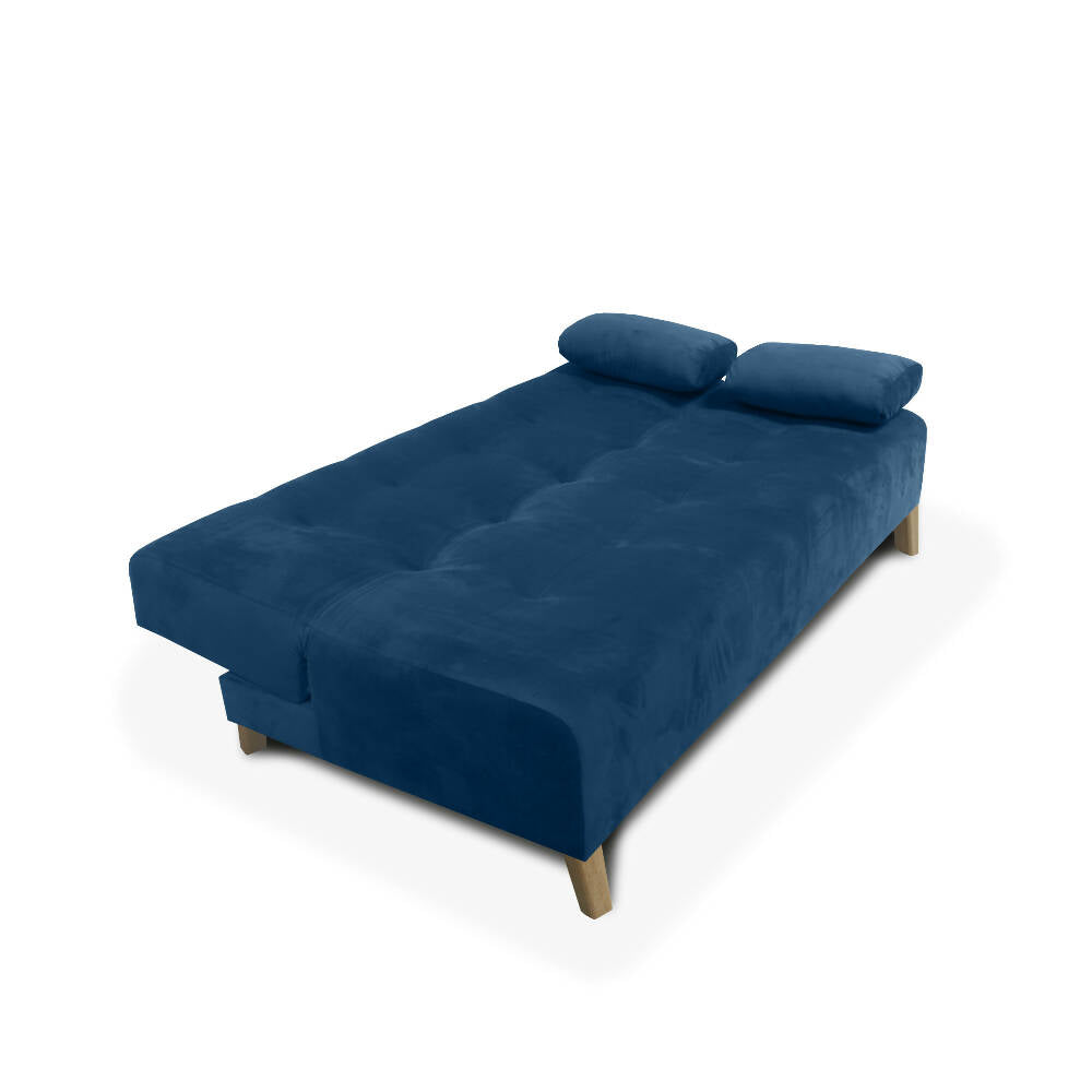 Sofacama Glaser 3 Posiciones Tela azul