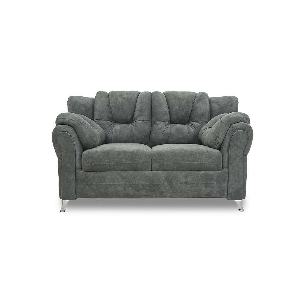 Sala relax lino gris y palo de rosa - VIRTUAL MUEBLES