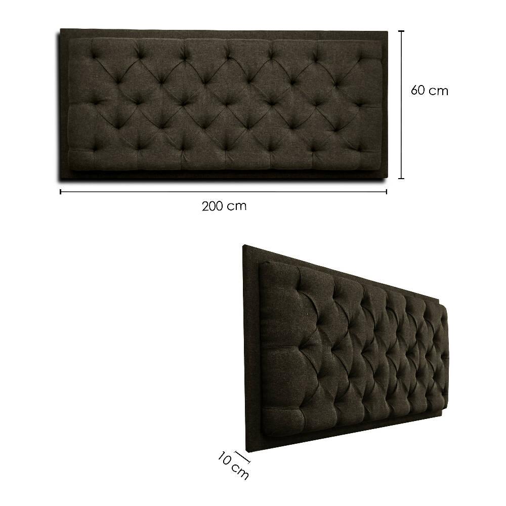 Cabecero Dreamer colgar café 200 cm - VIRTUAL MUEBLES
