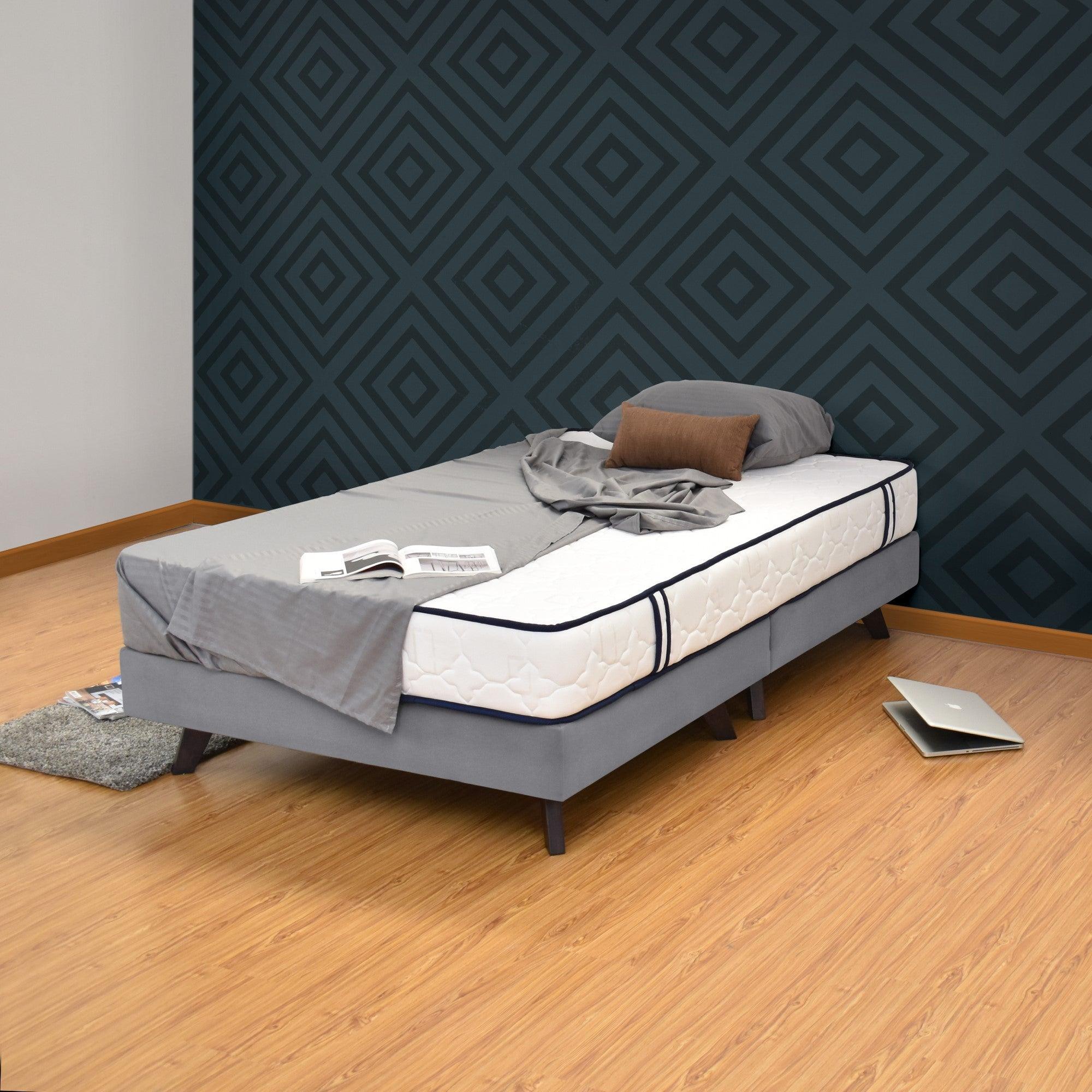 Colchon Versalles Semidoble 120 cm x 190 cm - Blanco - VIRTUAL MUEBLES