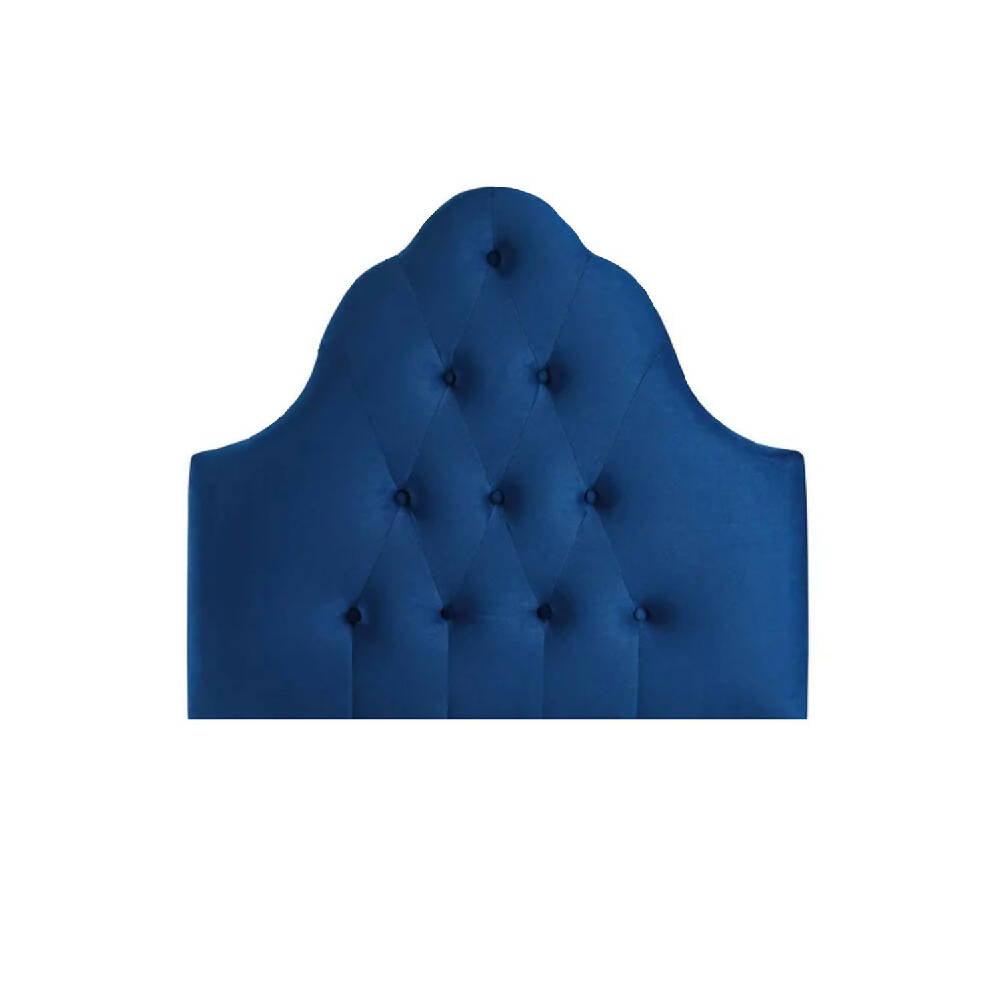Cabecero para Base Cama Sencilla Mónaco Azul Rey
