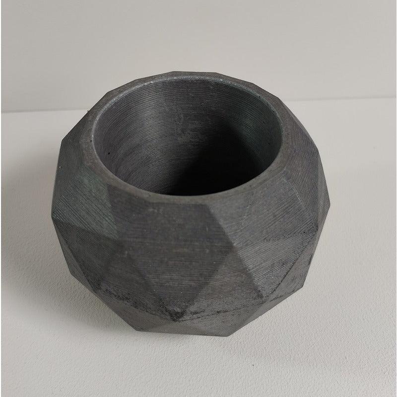Matera Laia de Cemento 7.5x6.5 cm Oscuro - VIRTUAL MUEBLES