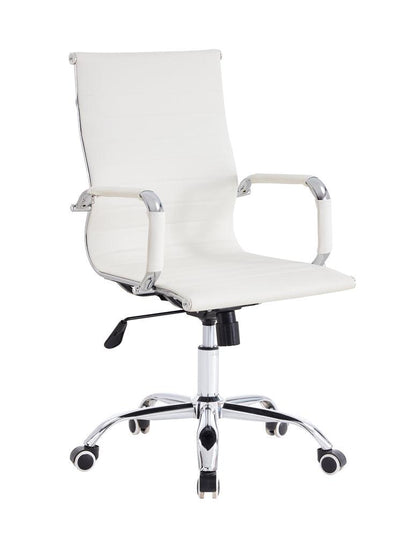 Combo de Oficina, Nieve, Incluye Escritorio y Silla de Escritorio, Blanco - VIRTUAL MUEBLES