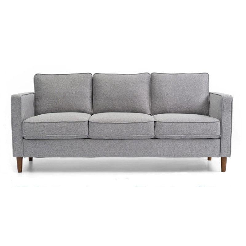 Sofá Aly 3 puestos Gris tela 185x75x75