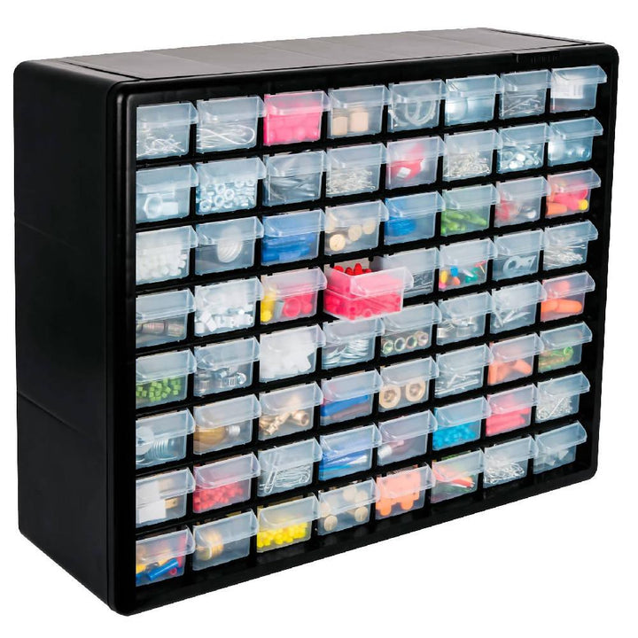 Caja Organizador 64 Compartimientos 50 Cm - Truper 10895 - VIRTUAL MUEBLES