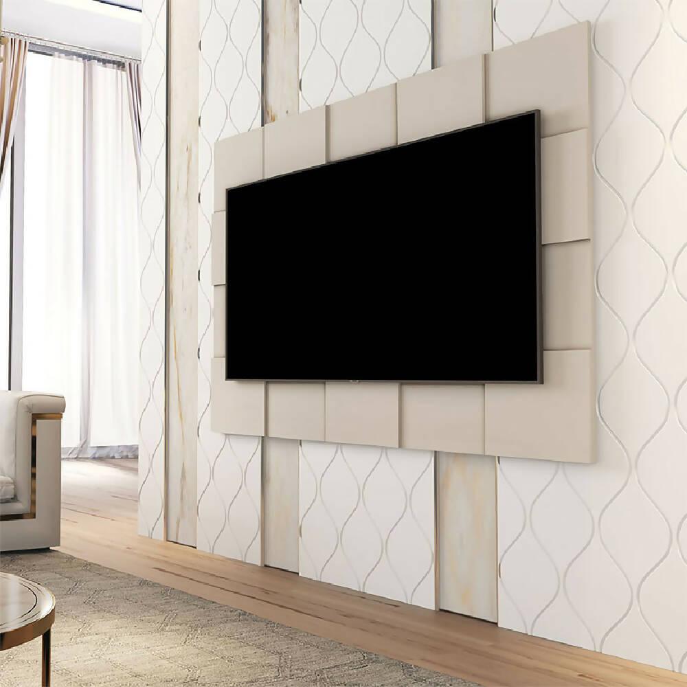 Panel TV Suiza Beige - VIRTUAL MUEBLES