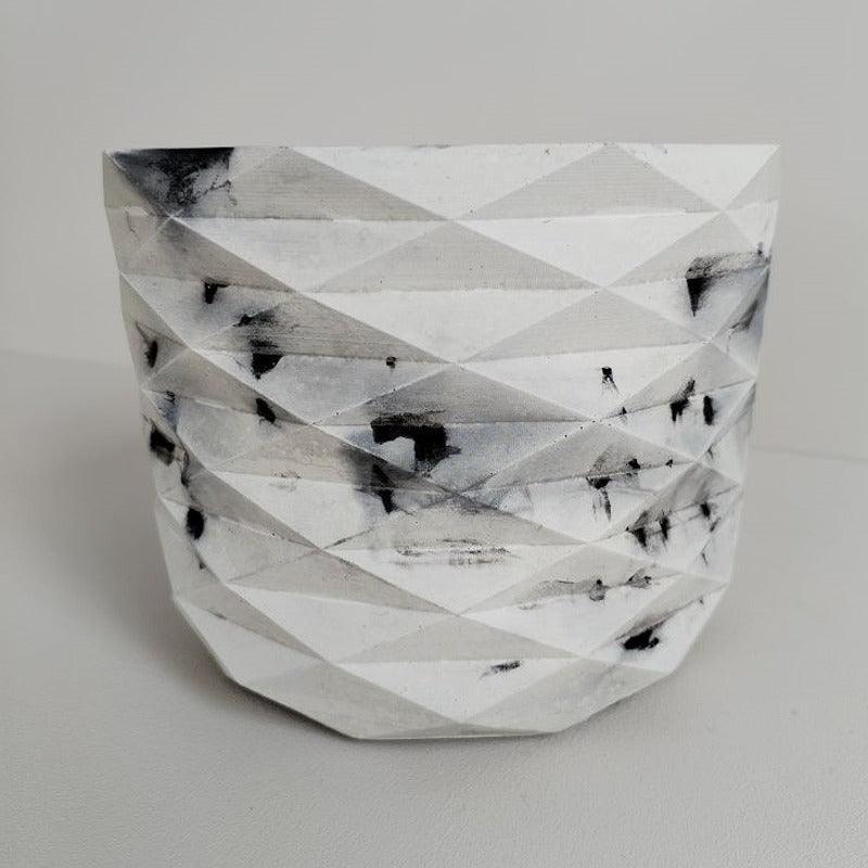 Matera Carlota Petty de Cemento 12.5x15 cm Marmól Negro - VIRTUAL MUEBLES