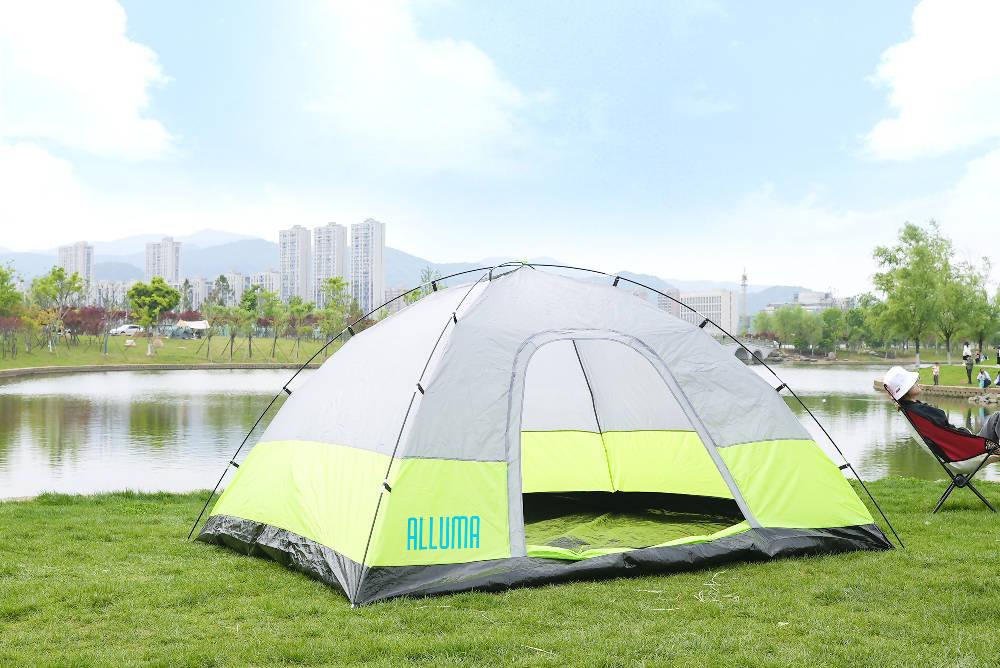 Carpa Camping Para 6 Personas Con Sobrecarpa Acampar Alluma - VIRTUAL MUEBLES