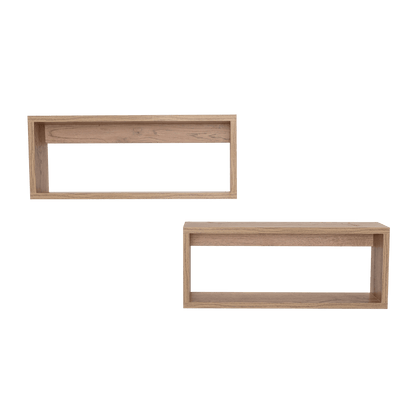 Set Repisas Duo, Beige, X 2 Unidades - VIRTUAL MUEBLES