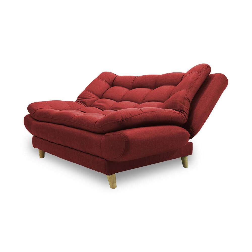 Sofá cama Damasco mini rojo Antirasguño - VIRTUAL MUEBLES