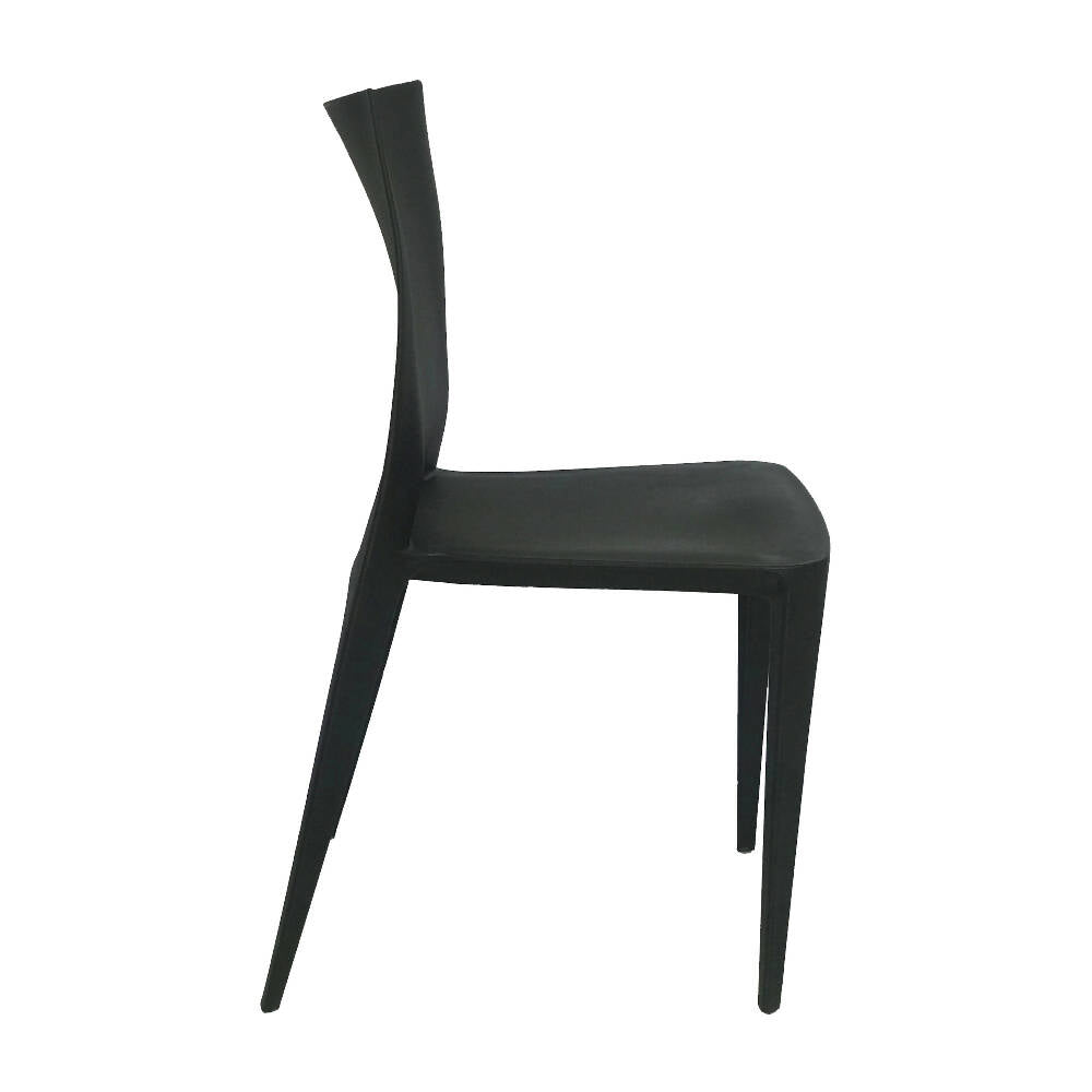 Kit por 4 Silla Zoé Para Sala, Comedor, Jardin -Negro